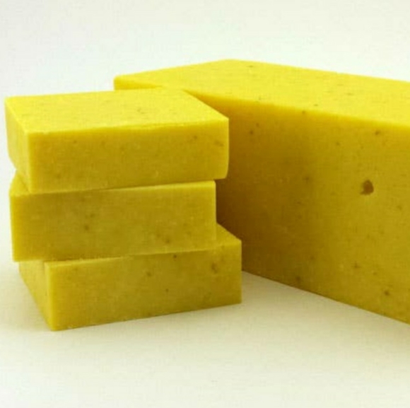ISLAND CITRUS SCRUB (for Men) Premium Handmade Natural Bar Soap, 5 oz (3 pack) - Picture 1 of 6
